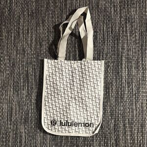Lululemon Reusable Tote Bag Monogram Grey Small